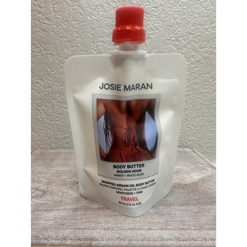 $11 🌙 Josie Maran Whipped Argan Oil Body Butter Golden Hour 2 oz Travel NEW